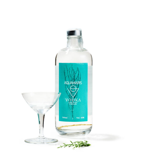 Aquamaris Vodka con Aqua di Mare e Salicornia